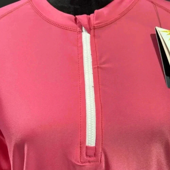 Hodo Sports ultraviolet protection factor 50+ long sleeve 1/4 zip pull over tee - Picture 4 of 10